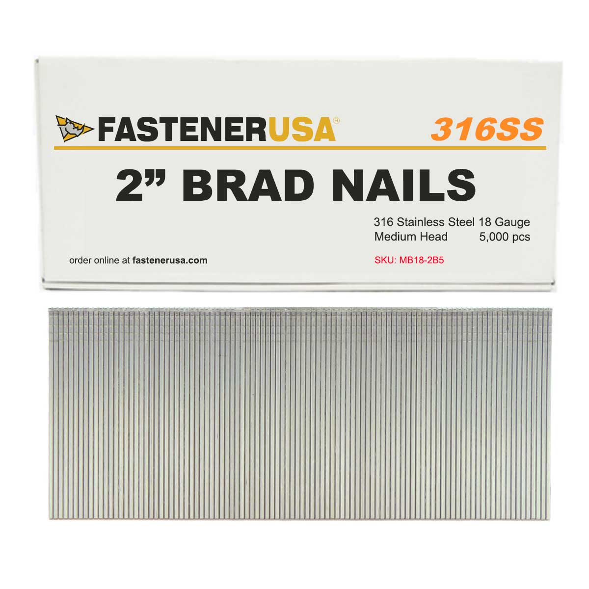 Punto Nails 18514 Calibre 18 Galvanizado Brad Uñas, 5000-con | Envío Gratis - Foto 4